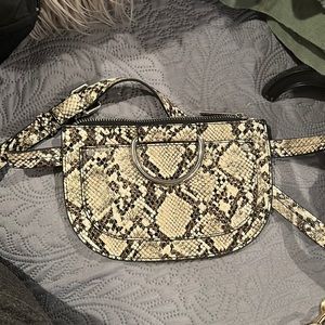 Snake skin Fanny pack